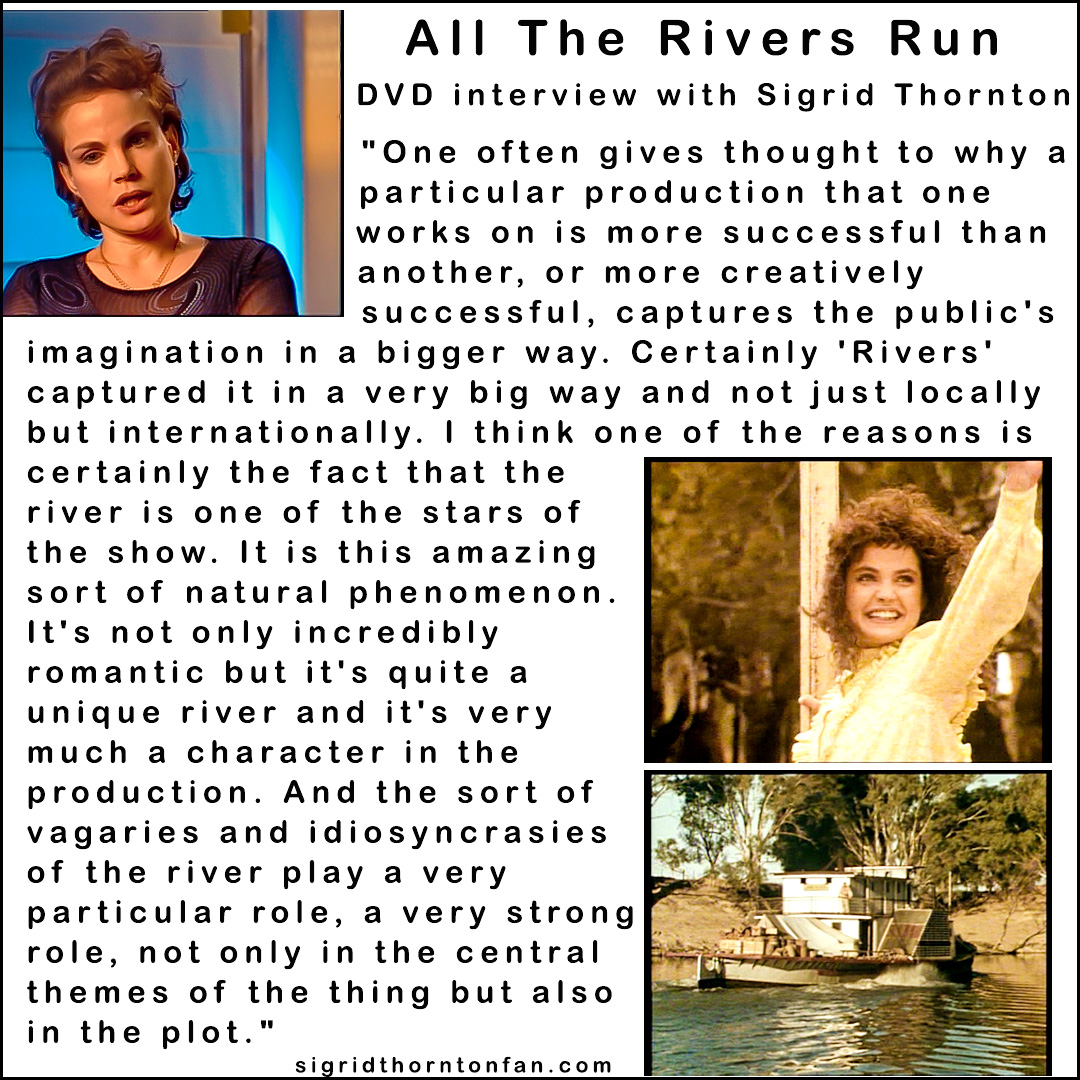 All The Rivers Run Sigrid Thornton interview