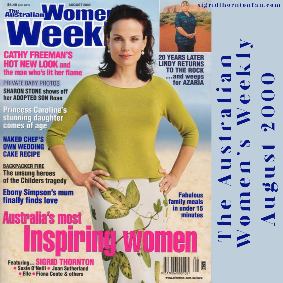 Sigrid Thornton Australian Women&apos;s Weekly