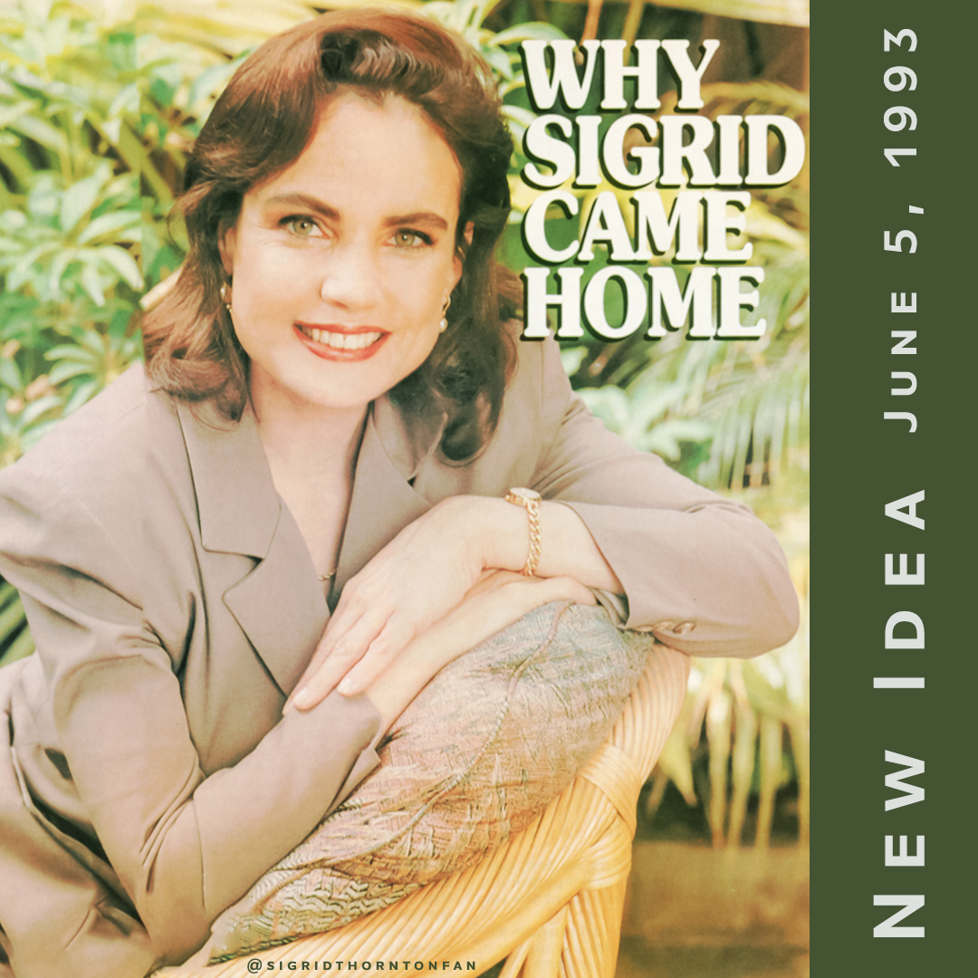 New Idea June 5, 1993 - Sigrid Thornton