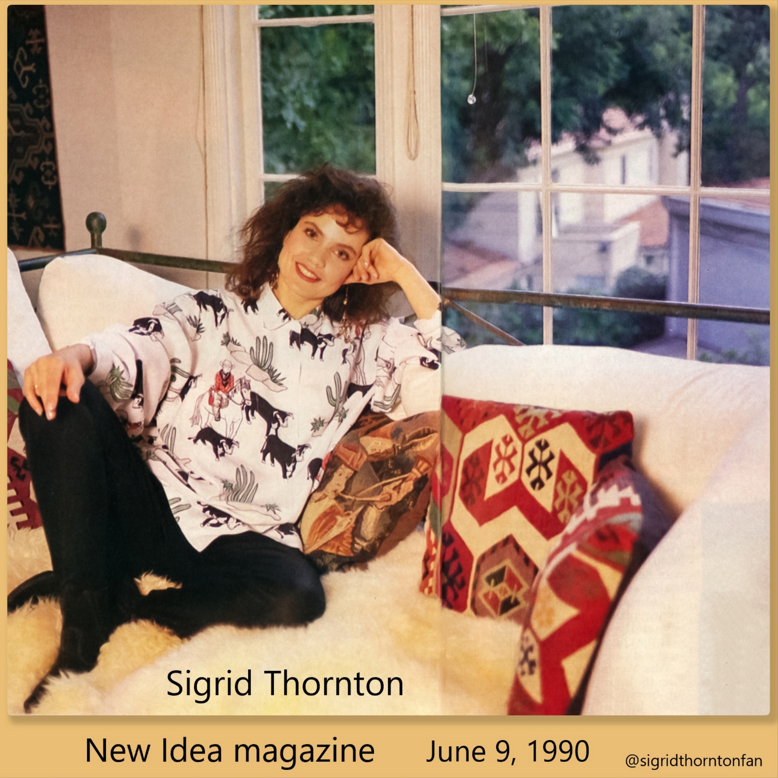 New Idea June 9, 1990 - Sigrid Settles in LA