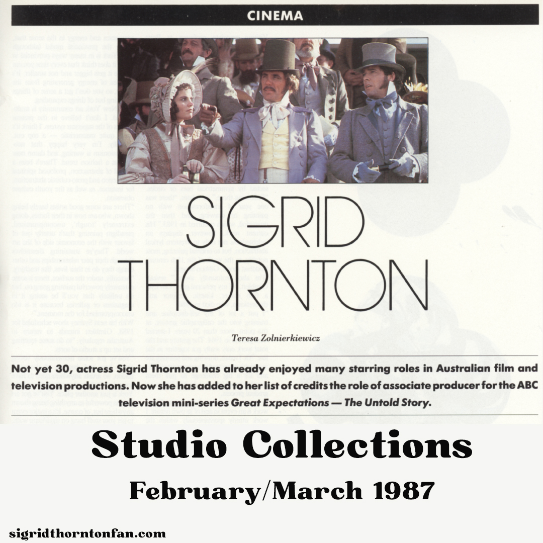 Sigrid Thornton Studio Collections 