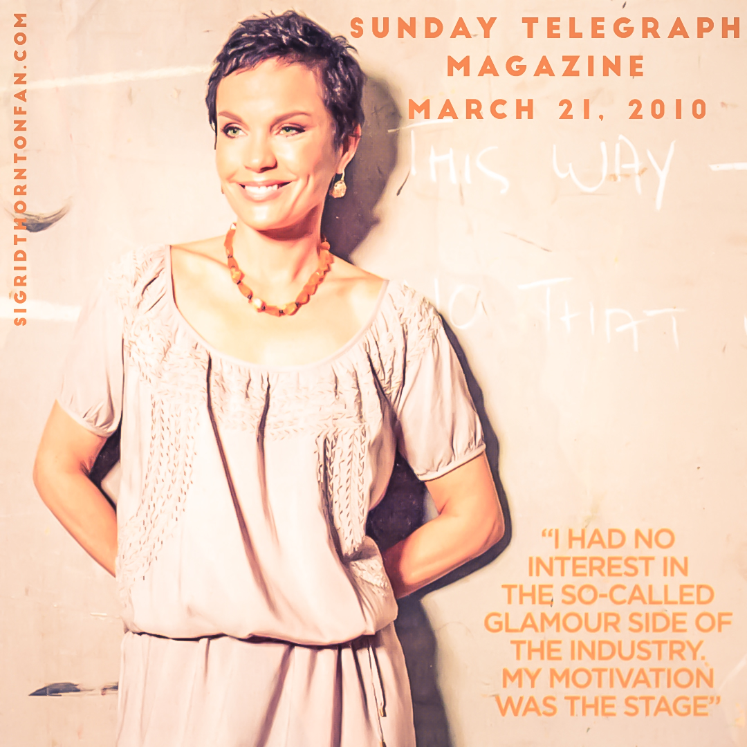 Sigrid Thornton Sunday Telegraph