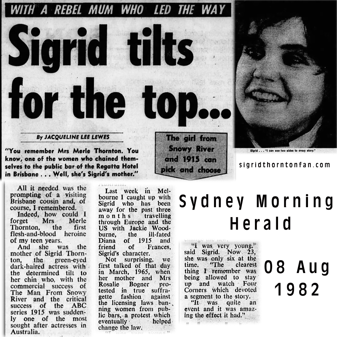 Sydney Morning Herald 08 Aug 1982