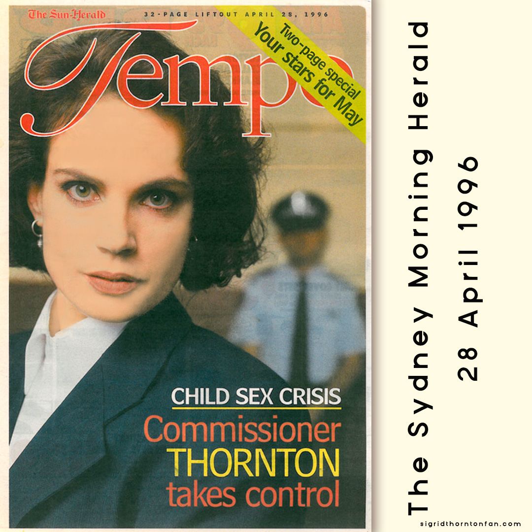 Sigrid Thornton Sydney Morning Herald April 28 1996