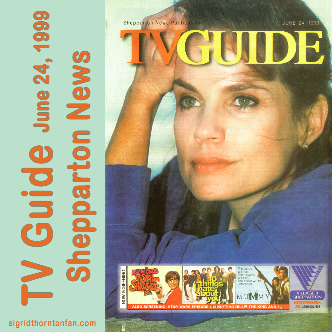 TV Guide - June 24, 1999 Sigrid Thornton SeaChange