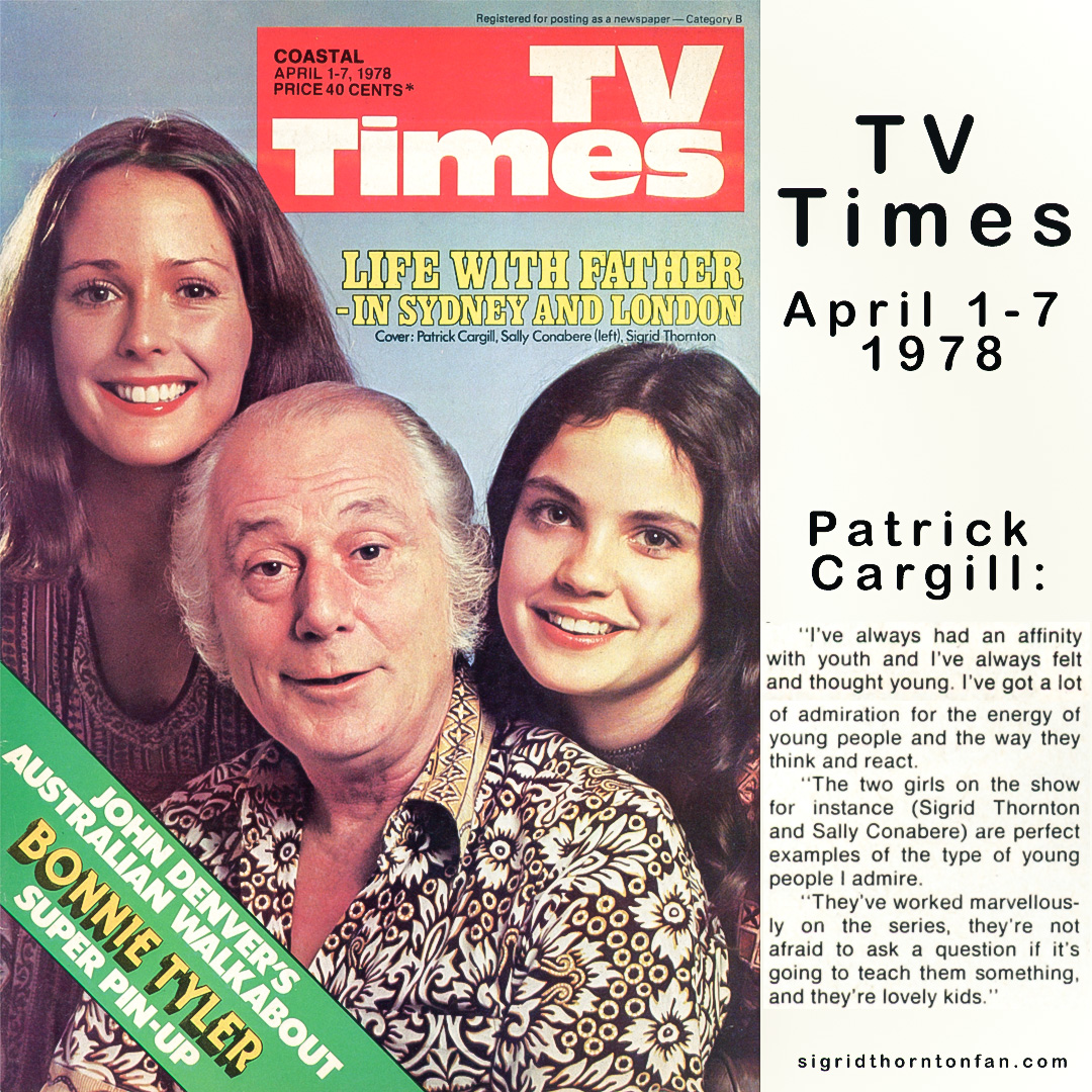 TV Times April 1-7 1978 Sigrid Thornton