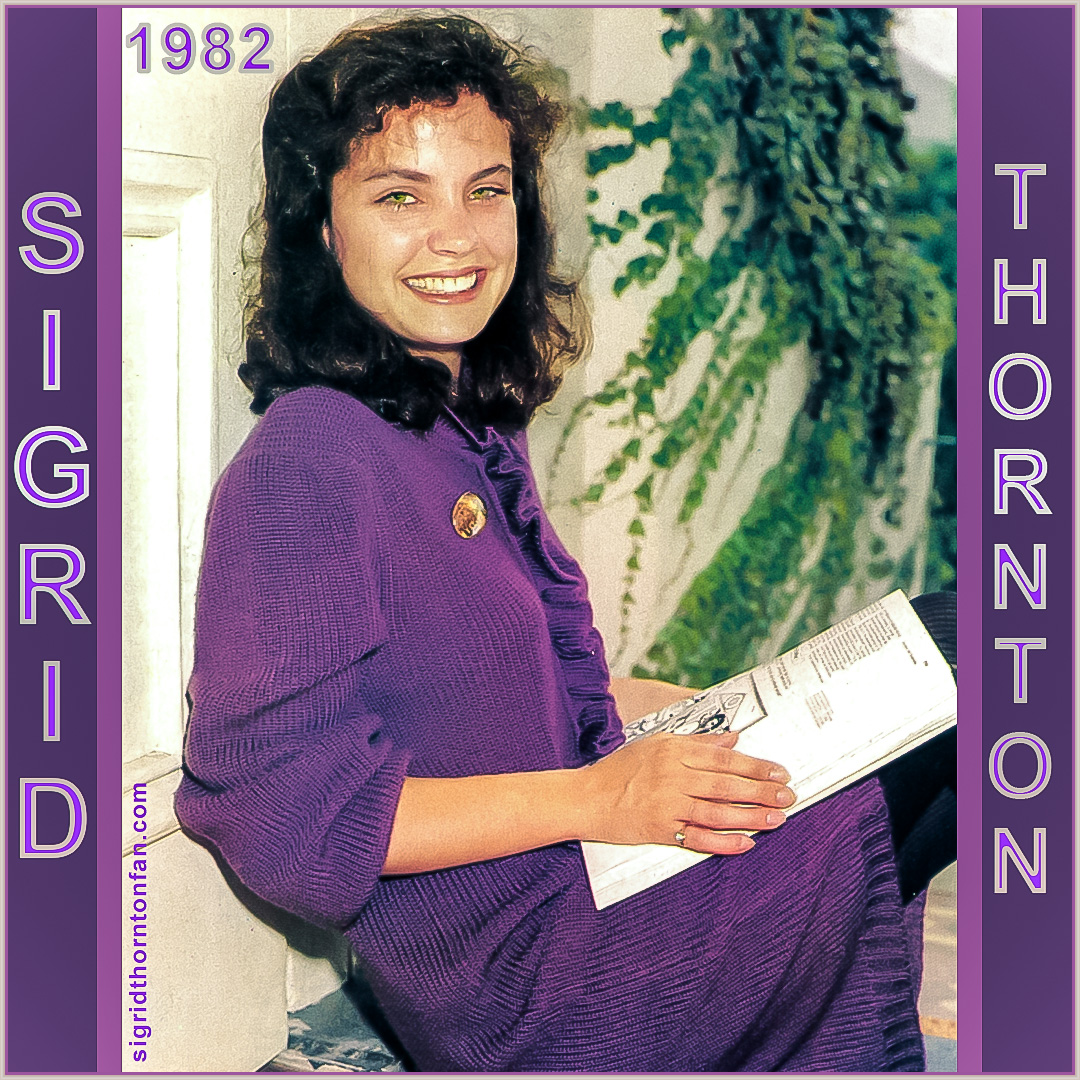 Sigrid Thornton TV Week April 24, 1982