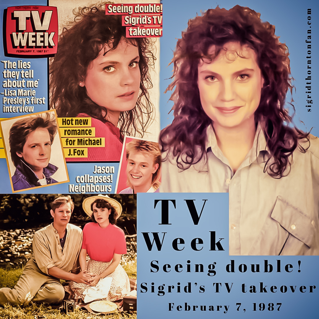 TV Week Feb 7, 1987 Sigrid Thornton 