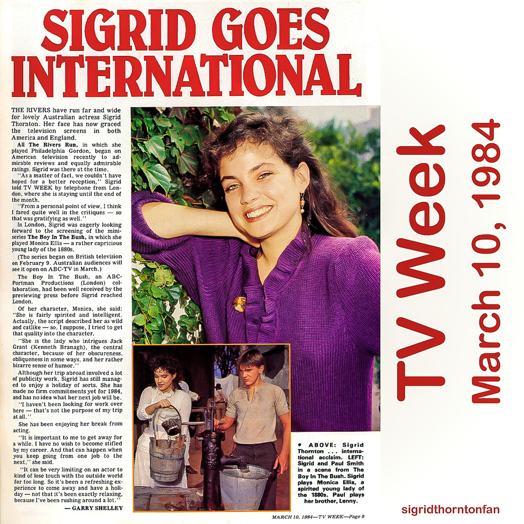 TV  Week March10, 1984 - SigridGoes International