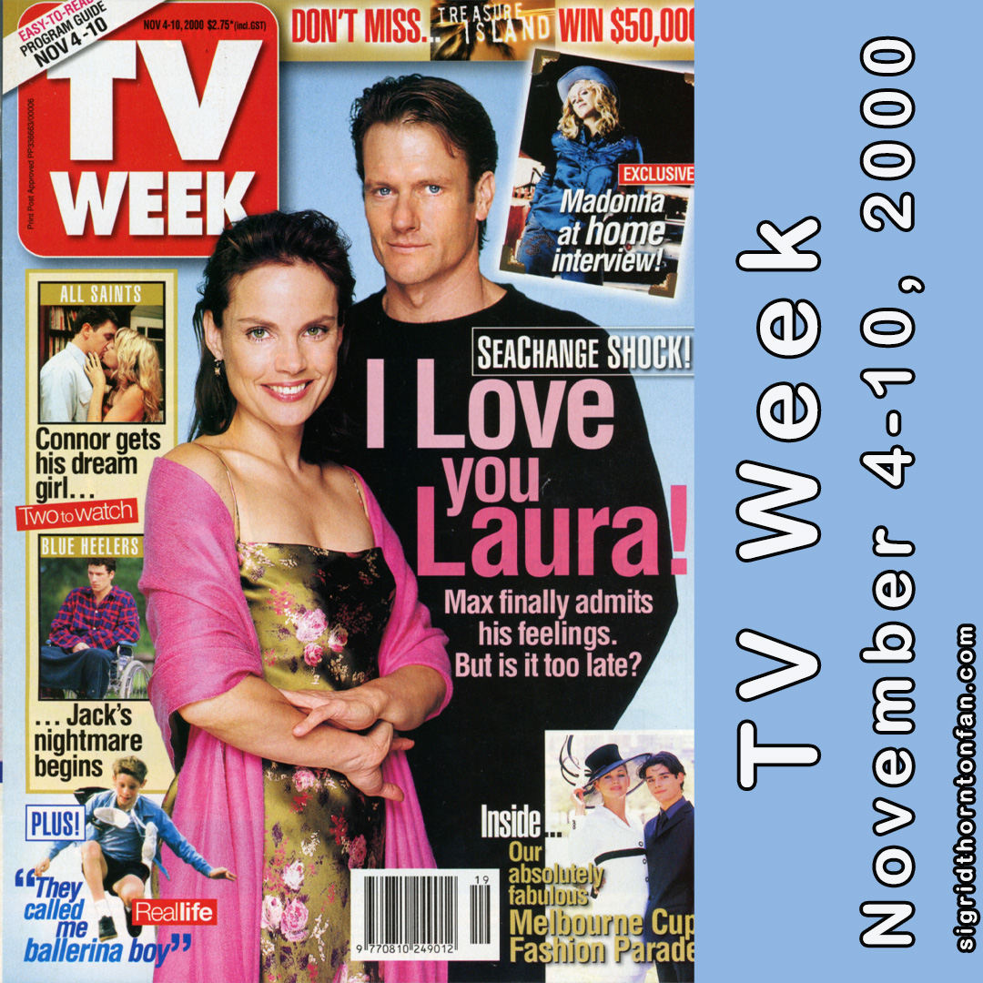 TV Week Nov 4-10, 2000 SeaChange