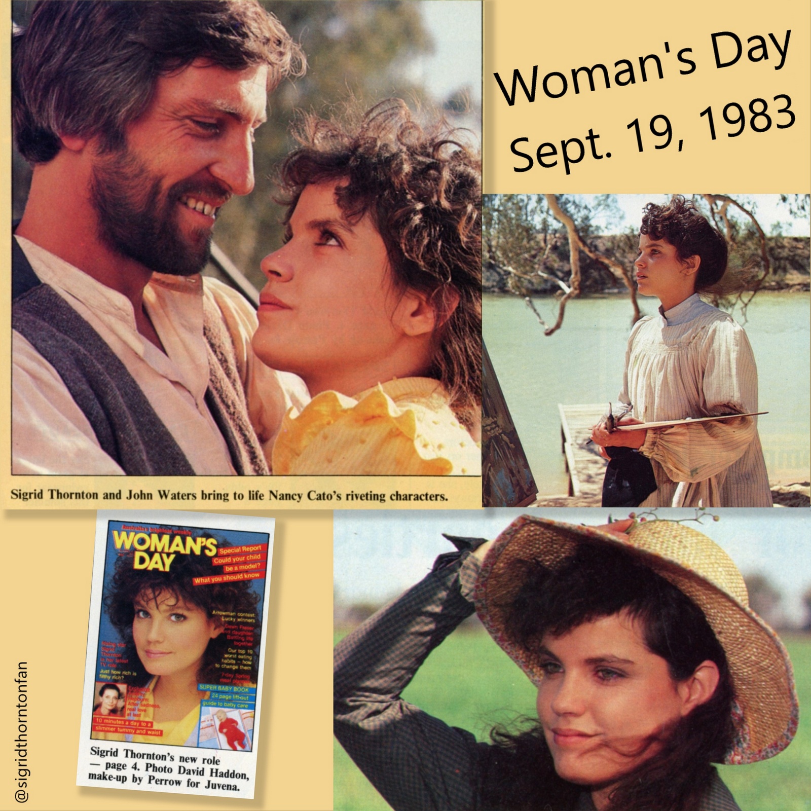 Sigrid Thornton Woman&apos;s Day Sept 19, 1983